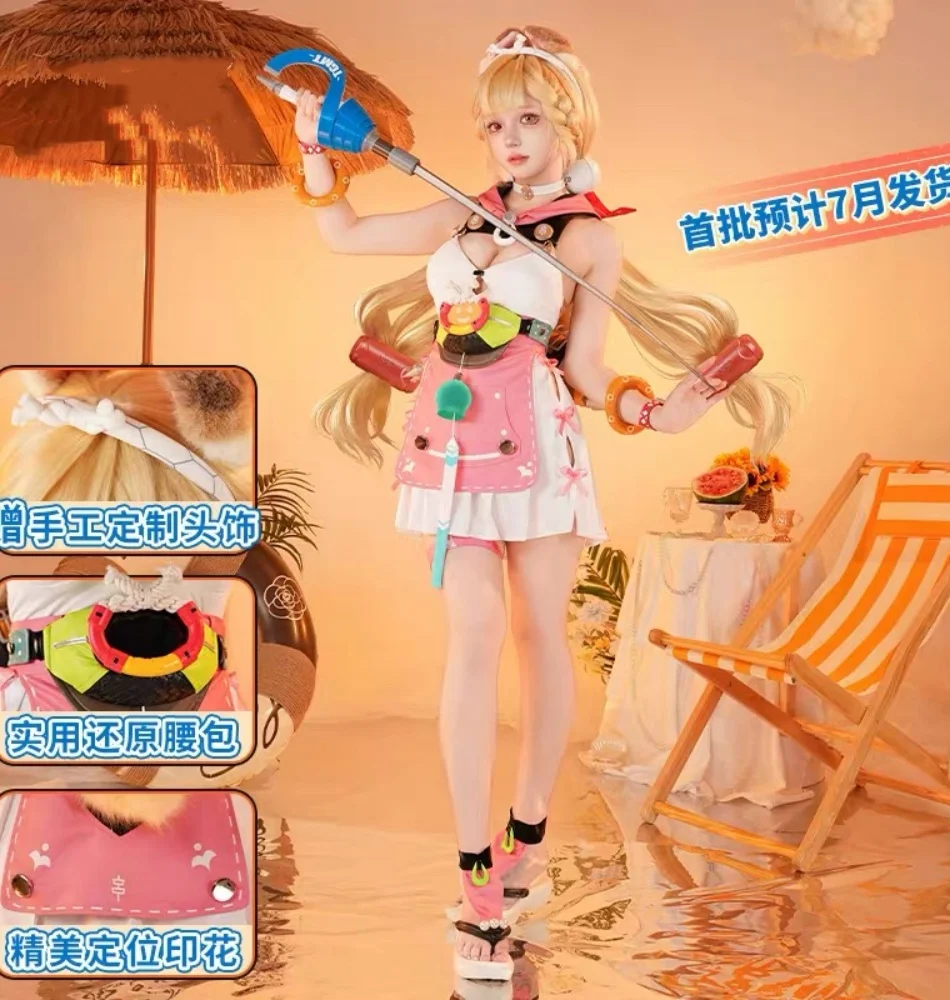 

Zenless Zone Zero Alice Thymefield Swimsuit Cosplay Costume Cos Game Anime Party Uniform Hallowen Play Role Clothes Clothing