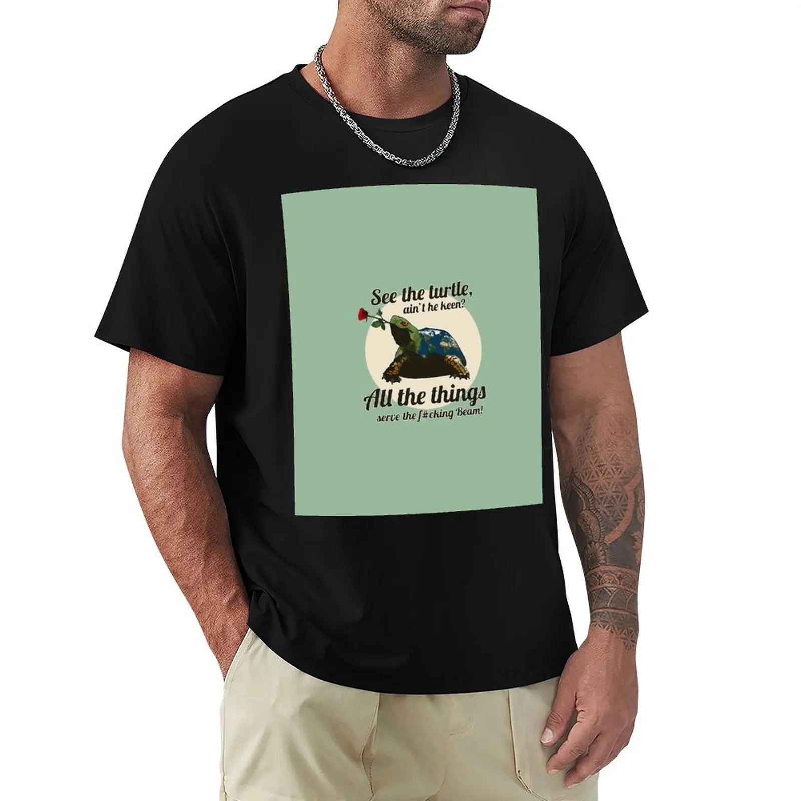 Camiseta Keen Turtle, camiseta esencial con gráficos de Louboutins para niño, camisetas gráficas para hombre grandes y altos