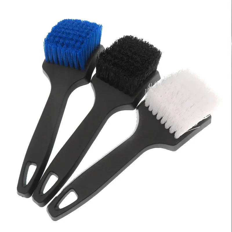 Short Handle Steel Wire Car Wash Brush Wheel & Tire Brush for Car Rim  Cleans Tires & Releases Dirt Cleaning Tools  Accessories