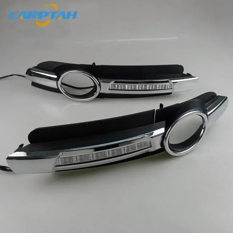 

Car LED DRL Daylihgts For Audi A6 C6 2005 2006 2007 2008 LED Daytime Running Light Indicator Light Front Bumper Headlamp