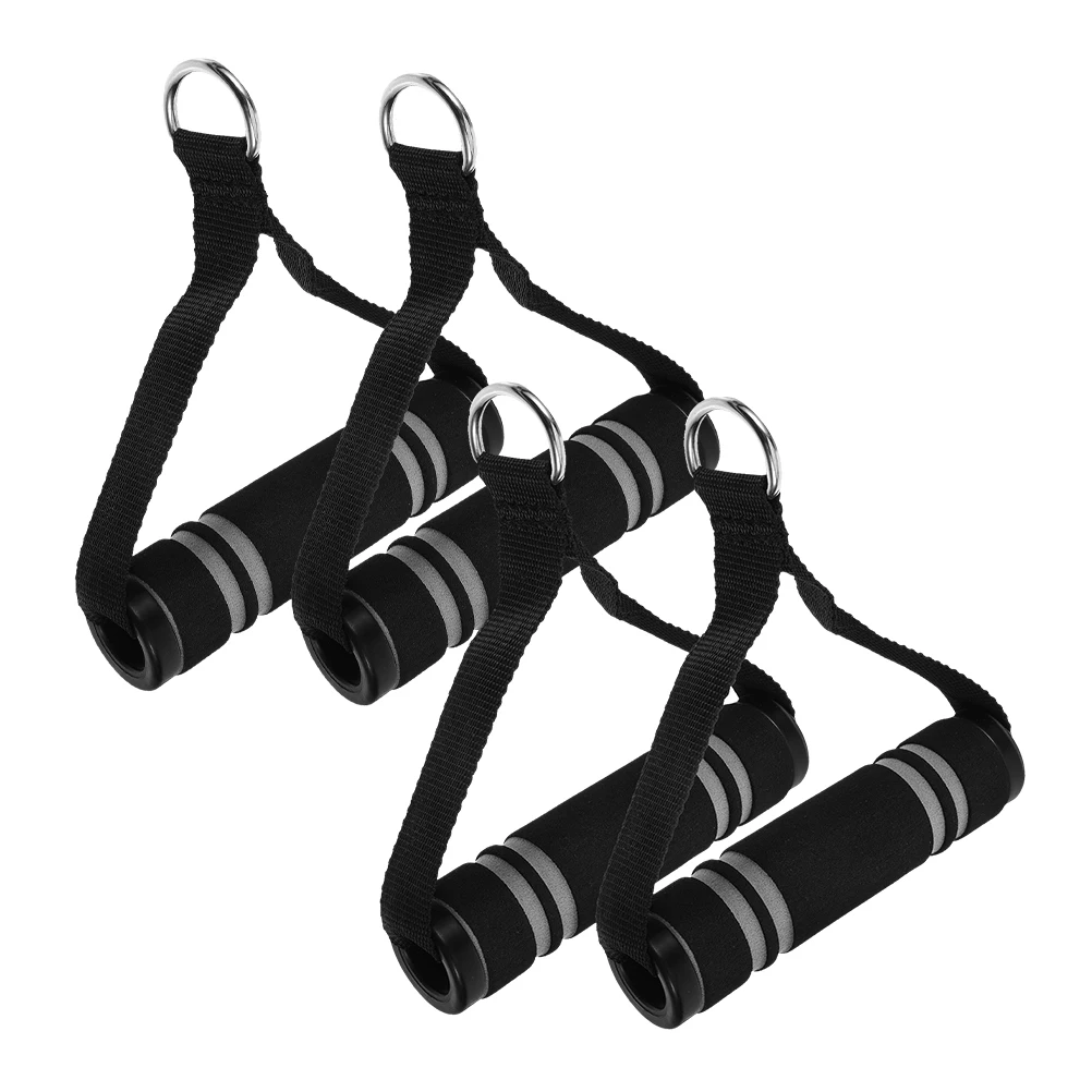 

Cable Machine Attachment Handles Fitness Gym Pulley System For Home Tricep Pull Down Exercise Equipment Durable Muscles