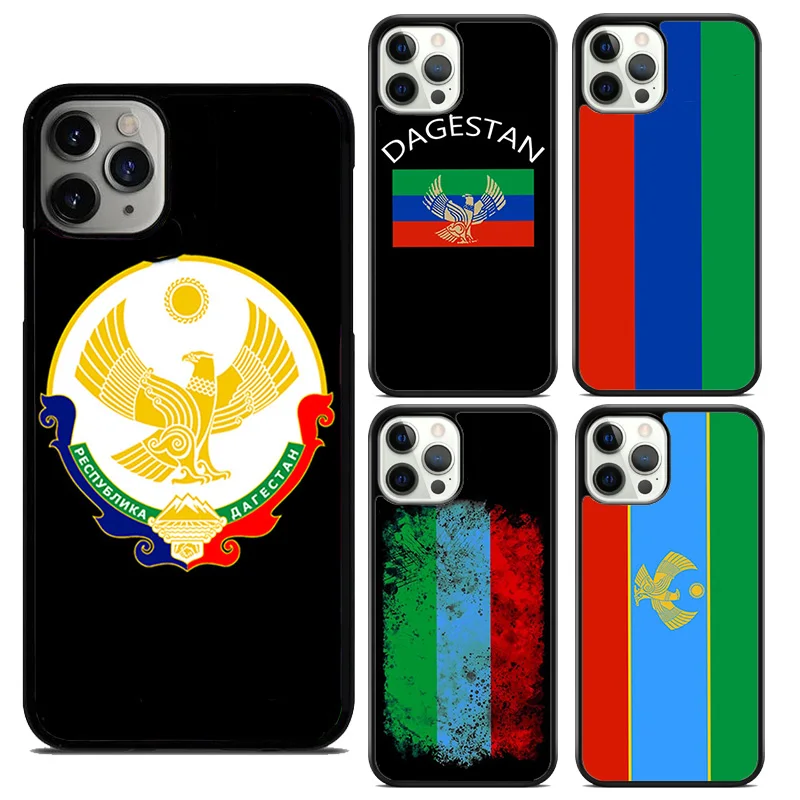 

Чехол для телефона с гербом Дагестанского флага для iPhone 17 Air 14 15 16 16e 13 12 Max, чехол для Apple 11 Pro Max Plus Coque