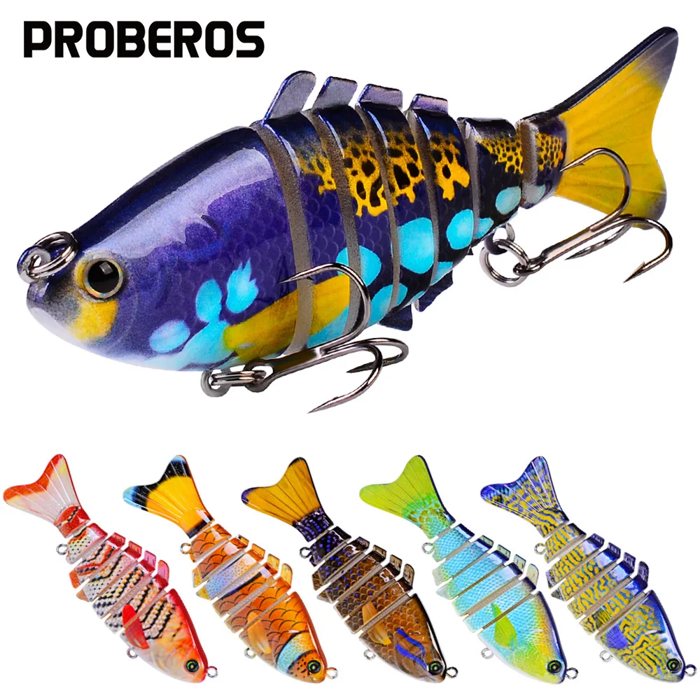 

In Stock 10cm 15.61g Multi Jointed Swimbait Realistic Bionic Hard Lure Bass Pike Fresh Saltwater Fishing Tackle