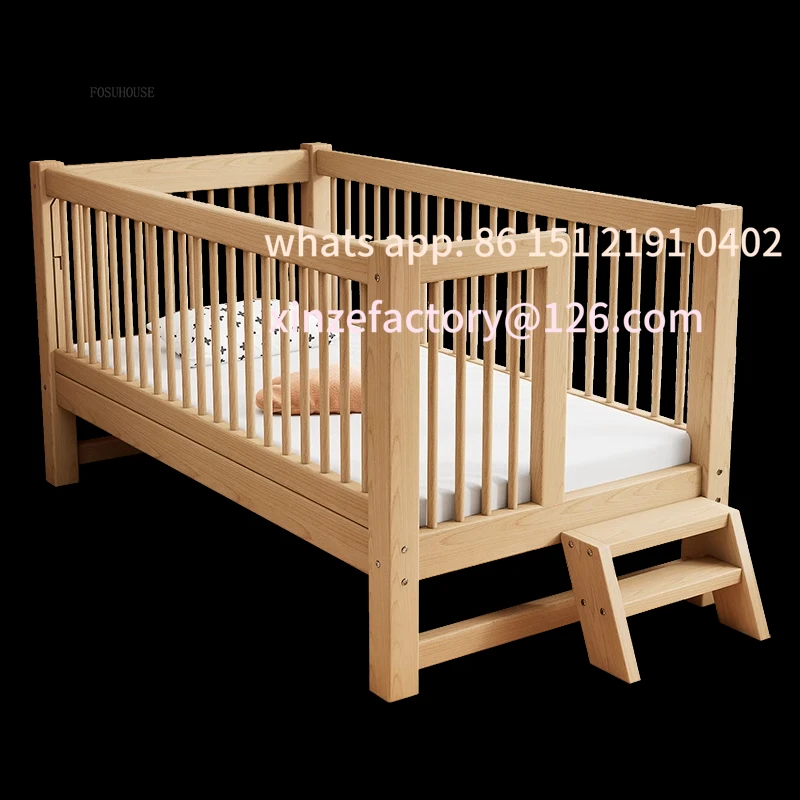 Customizable  Bed Designer Liftable High Guardrail Children's Beds Creative Widened Beds for Children's Ho
