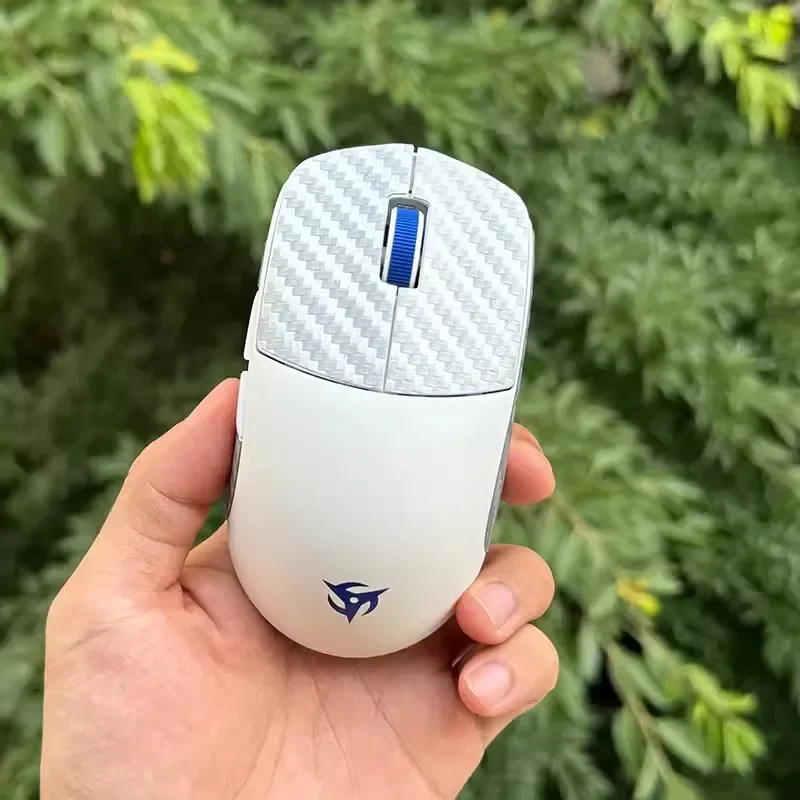 1 Set Meow Ultragrip Carbon Fibre Mouse Anti Slip Sticker For Finalmouse ULX S M L Razer Viper V3 PRO Anti Sweat Anti-skid Tape