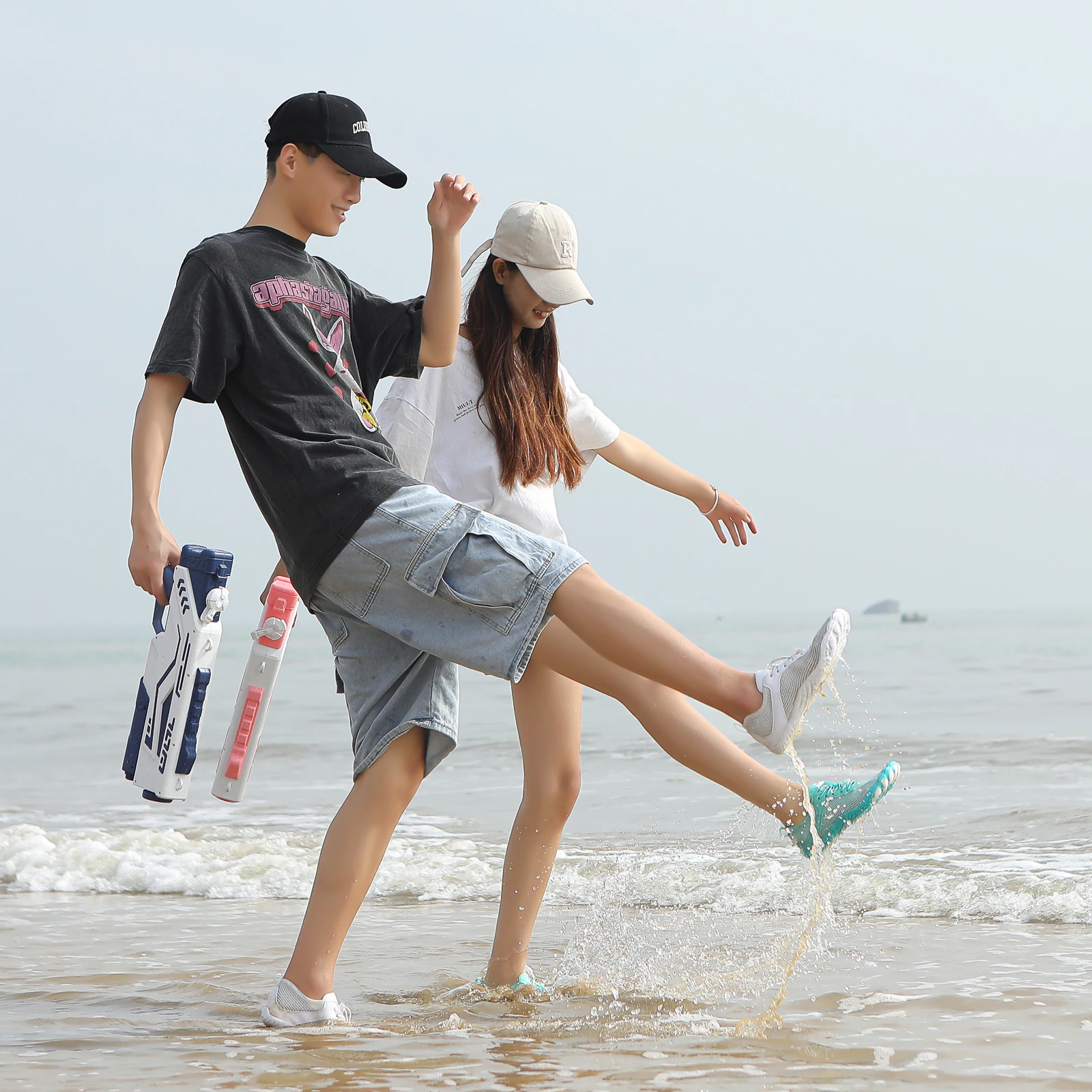 Quick-drying Beach Barefoot Shoes Non-slip Wear-resistant Breathable Water Shoes Swimming Diving Beach Surfing Water Shoes