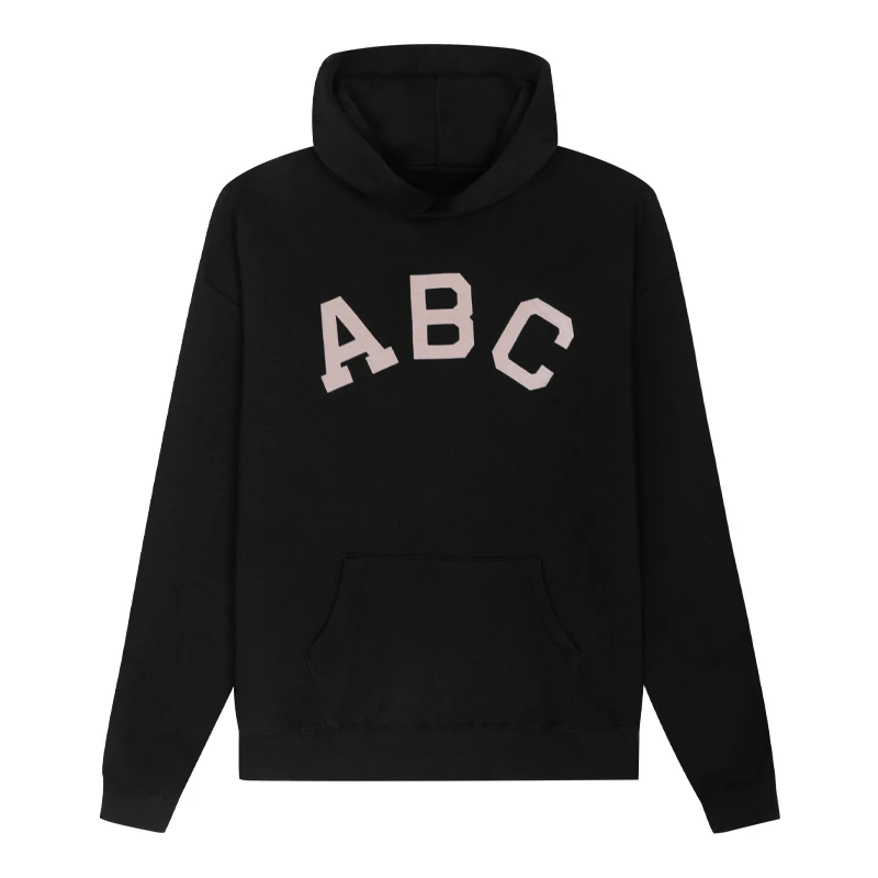 

2024 Popular New Style ABC Hoodie High Street Loose American Men and Women Couples Casual Hoodie Light, Comfortable Breathable