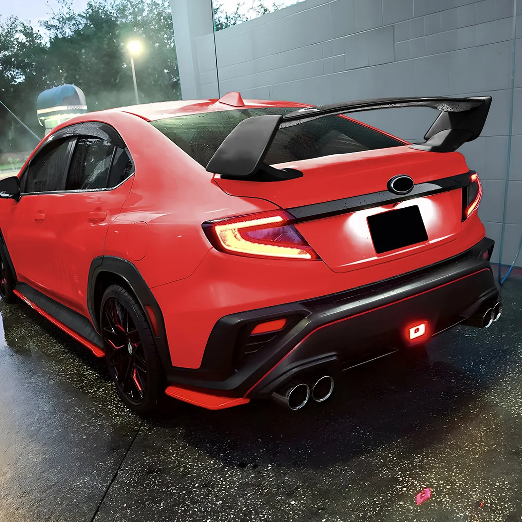 

For Subaru WRX STI VB 2022+ Glossy black Rear Spoiler Trunk Wing
