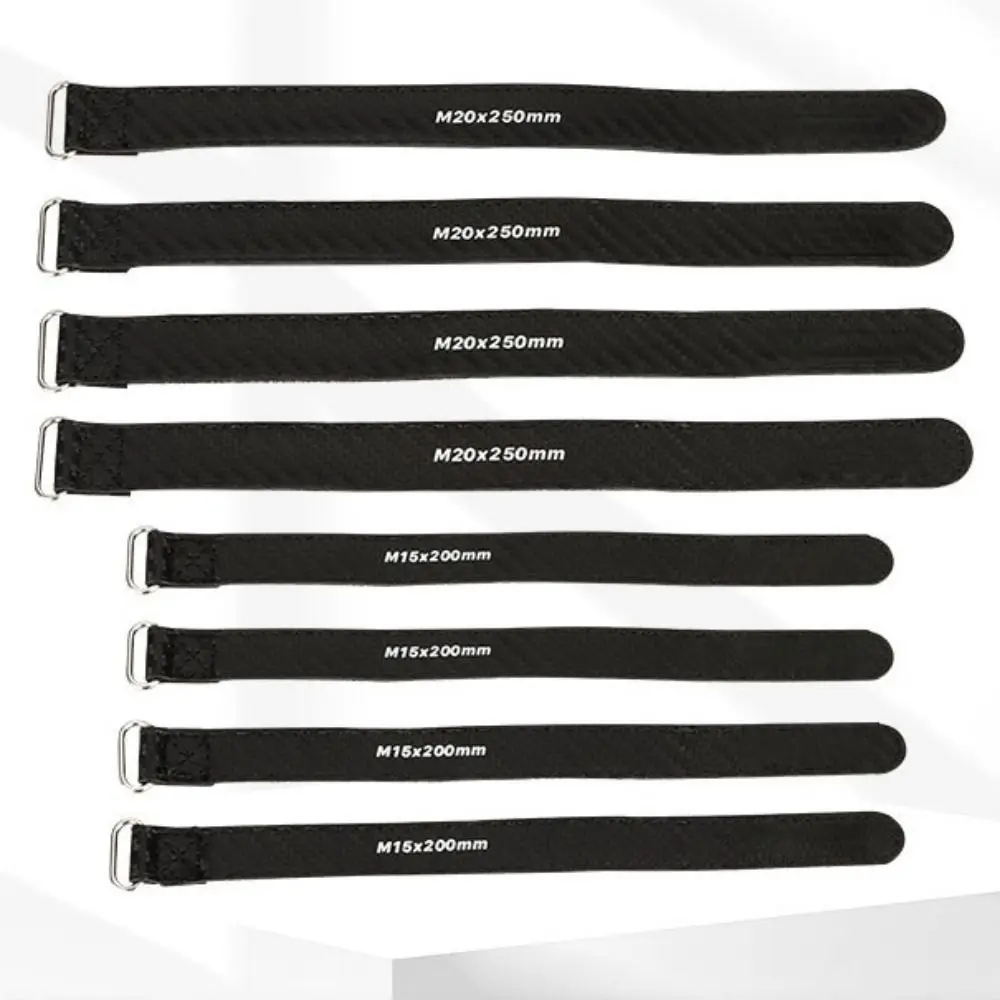 10pcs New Nylon RC Battery Tie Multiple Size Non-slip Magic Sticker Tape Reusable Fixed Strap Cable Tie Wrap for FPV Drones