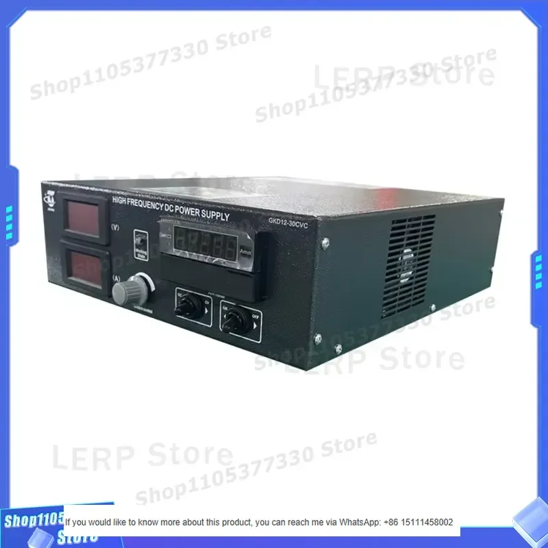 12V 30A DC Power Supply for Electroplating with 220V Single Phase Input with Ampere Minute Meter