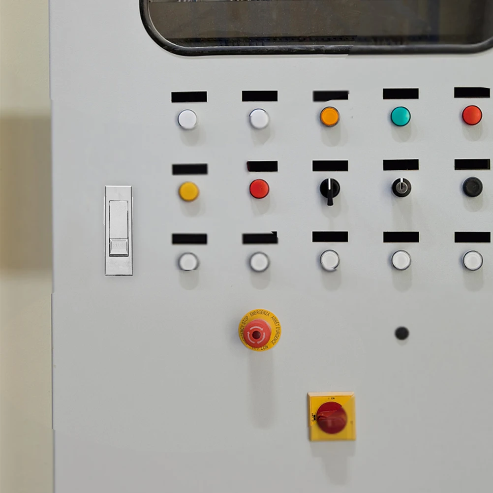 

2pcs Electric Door Lock Zinc Alloy Durable Easy Installation Push Button Switch File Cabinet Locks Electrical Panel Latch Tool