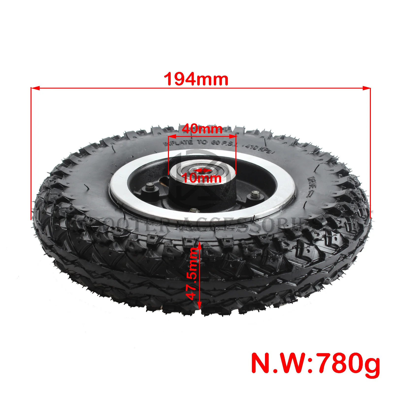 For Speedway Mini 4 Pro Solid Wheel Tire Electric Scooter Ruima Mini 4 PRO 200X50 Non-pneumatic Wheel Replacement Accessories