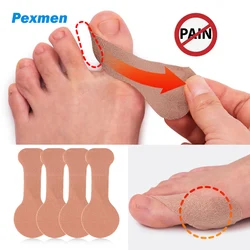 Pexmen 1/3/5/10Pcs Moleskin Turf Toe Strap with Pressure Sensitive Adhesive Plantar Fasciitis Relief Strips Relieve Big Toe Pain