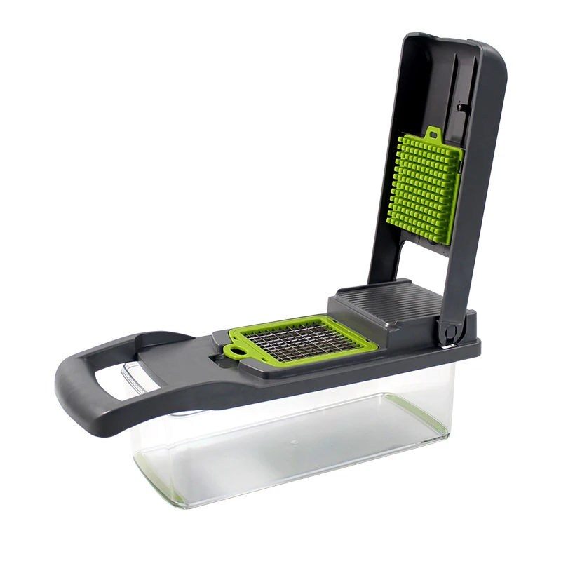 Cortador de verduras multifuncional, rallador de artefacto, rebanador triturado de patatas, cesta de drenaje