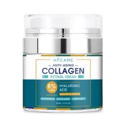 50ML Retinol Collagen Moisturizer Cream Anti Aging Face Cream Wrinkle Remover Hyaluronic Acid Creams Brighten Smoothing SkinCare