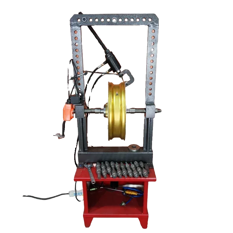 Motorcycle wheel hub shaping machine Locomotive steel ring repair machine Fetal bell deformation correction machine