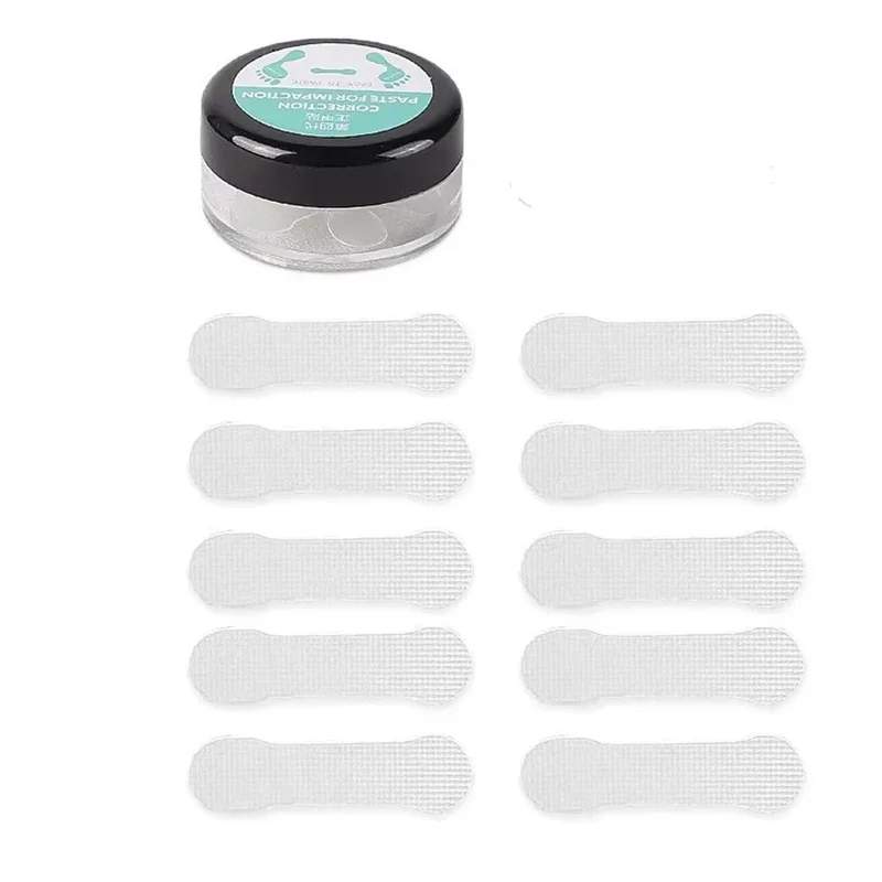 Traitement des ongles incarnés, outil de Correction des ongles incarnés, Patch élastique autocollant, Clip de redressage, attelle, outils de pédicure, 10 pièces