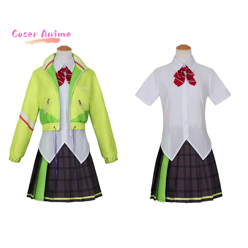 Proyecto de juego Sekai colorido escenario HOSHINO ICHIKA Cosplay disfraz uniforme Halloween carnaval fiesta Navidad juego ropa de rol