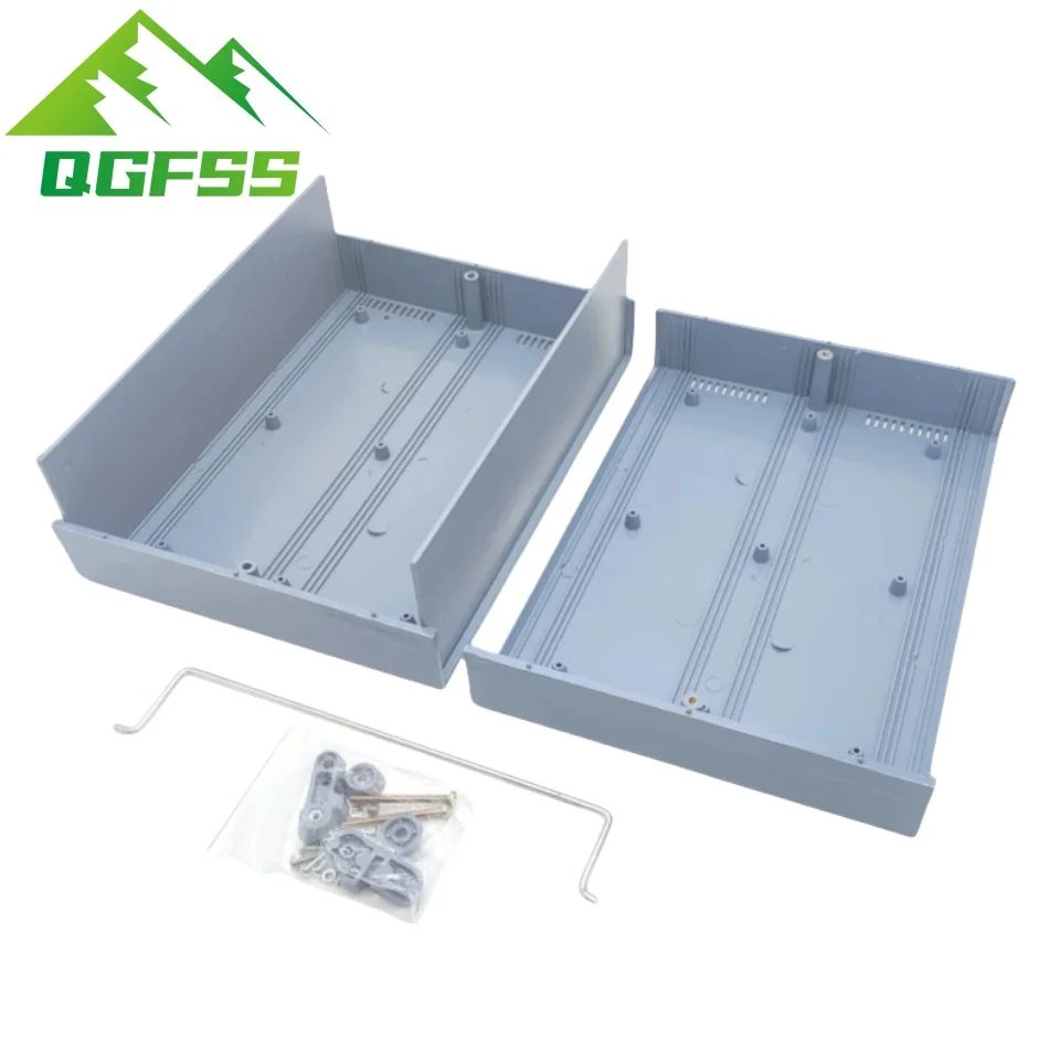 Enclosure Case Plastic Box 255x190x80mm Circuit Board Project Electronic DIY Wire Junction Boxes with Screws 1PCS