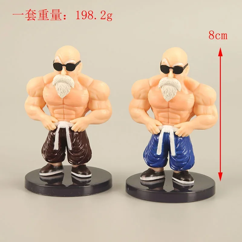 Dragon Ball Z Kame Sennin Model Muscles Version Master Roshi Kame Sennin PVC Collection Decoration Action Figures Toys Gift 2023