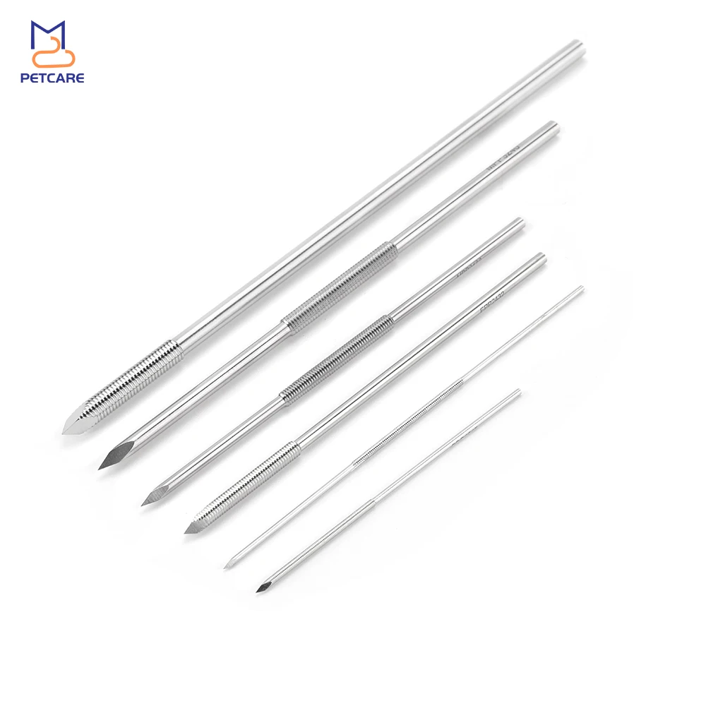 Veterinary Orthopedic Perforator, External Fixation System, Positive Threaded Pin, Internal Thread, Surgical Instrument, 5Pcs