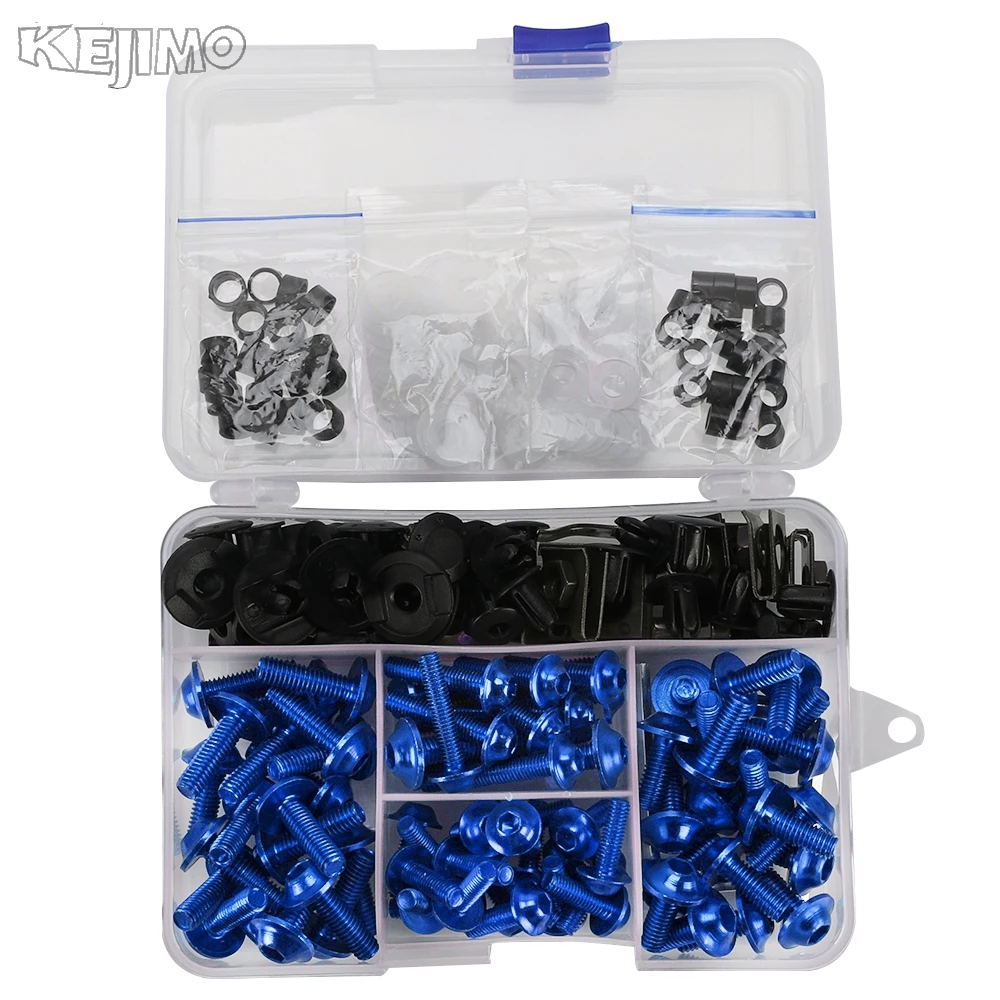 

Universal Motorcycle Fairing Bolts Kit Screws For yamaha YZF 600 1000 T-MAX 530 TMAX 500 FZ1 FZ6 FZ8 MT07 MT09 FZ07 FZ09 Tracer