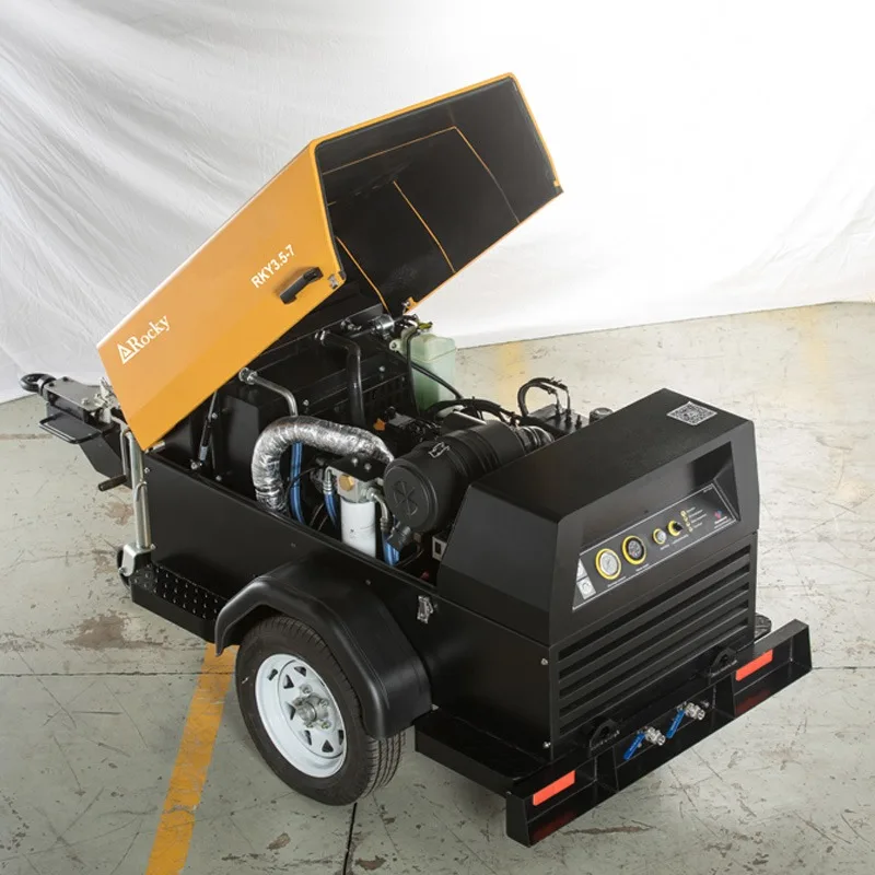 Factory Portable Mobile -powered Air Compressor For Sale