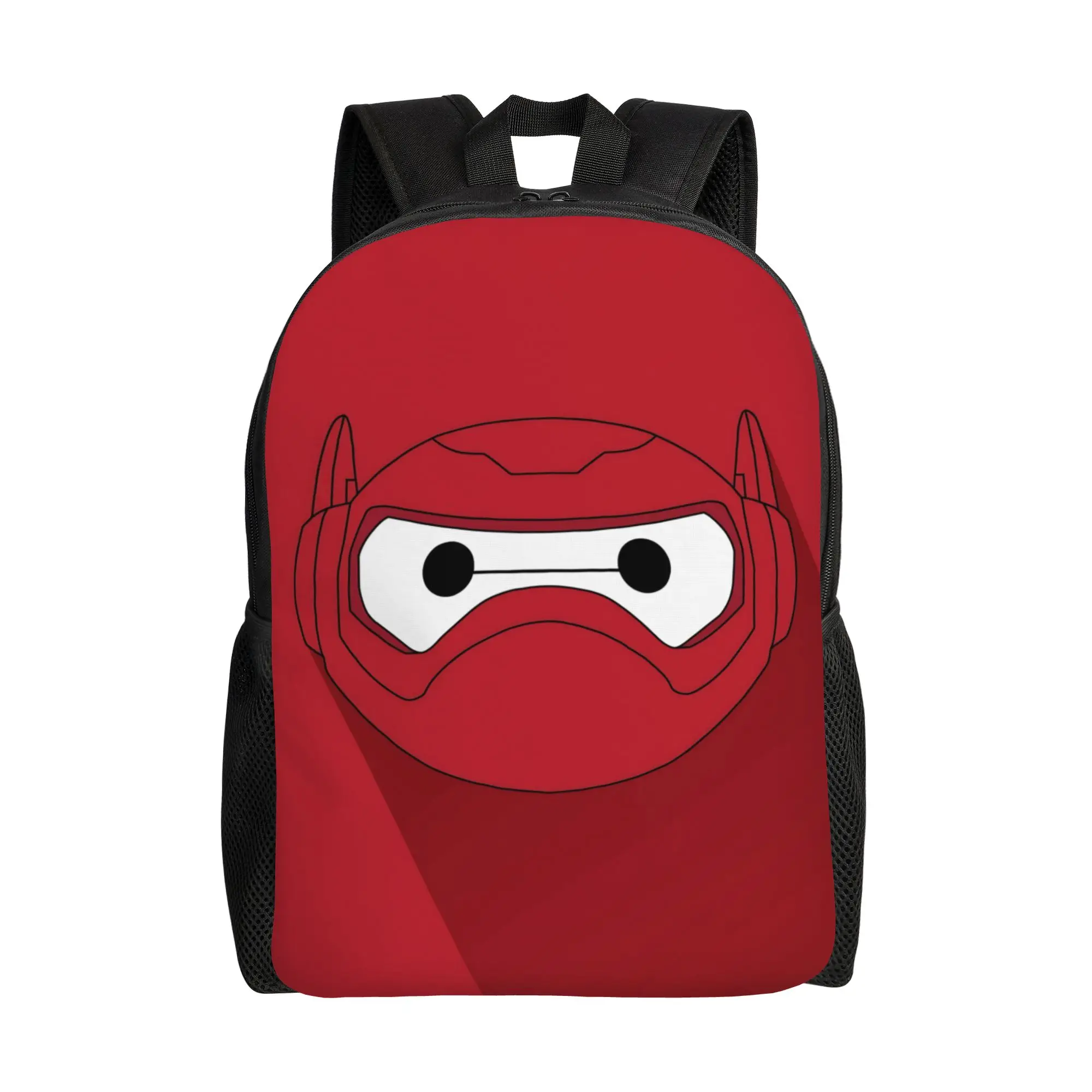 

Рюкзак Happy Disney Big Hero 6 Baymax с логотипом робота, для хранения закусок, для офисной работы, большой вместимости, 1 шт.