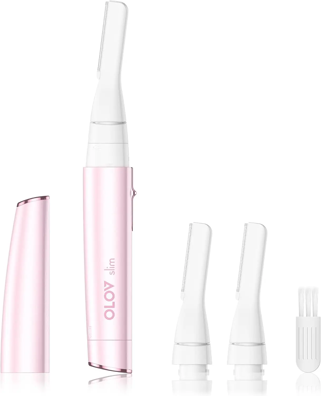Facial Hair Removal for Women, Painless Eyebrow Trimmer with Pivoting Head, Electric Body Hair Remover for Face Neck Chin