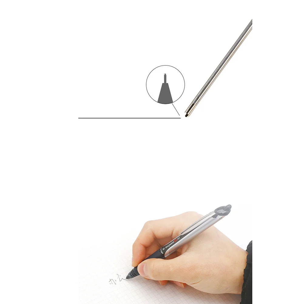 

12Pcs Ballpoint Metal Pen Refills Black Ink Fine Tip Standard Size Smooth Flow Reliable for General Writing Use