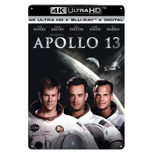 Apollo 13 Movie Metal Poster Tin Sign -  Plate  -aluminum