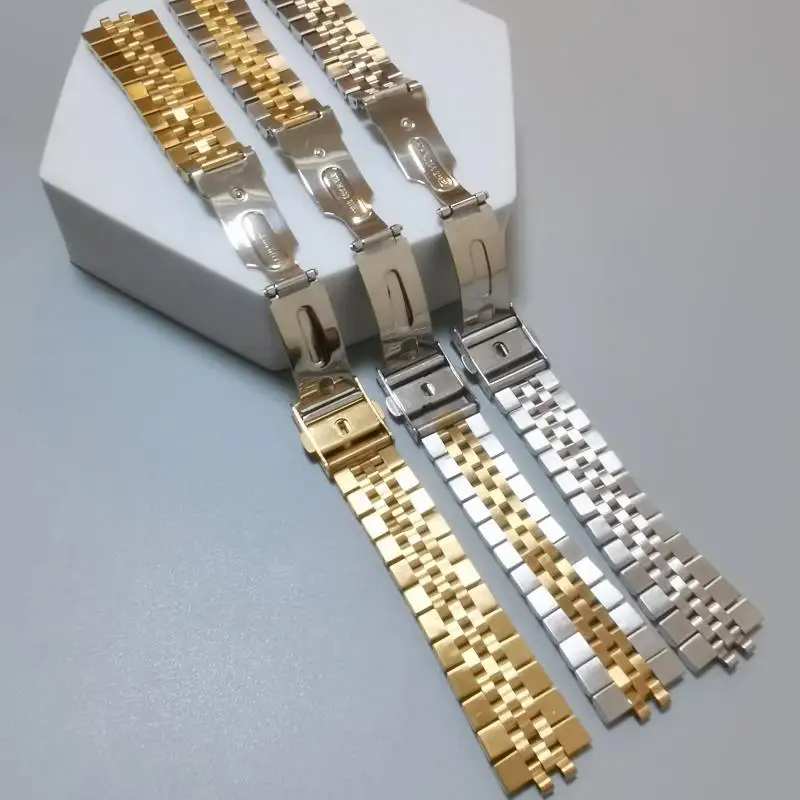 18mm 19mm 20mm 21mm 22mm acciaio inossidabile 316L cinturino universale curvo con cinturino per orologio Jubilee adatto per orologio SKX RLX