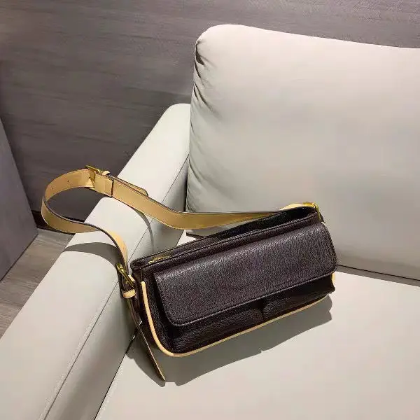 Miyagawa koreański torba na ramię w stylu Retro 2024 nowe eleganckie pod pachami modne i na co dzień podwójna kieszeń torby Crossbody dla kobiet