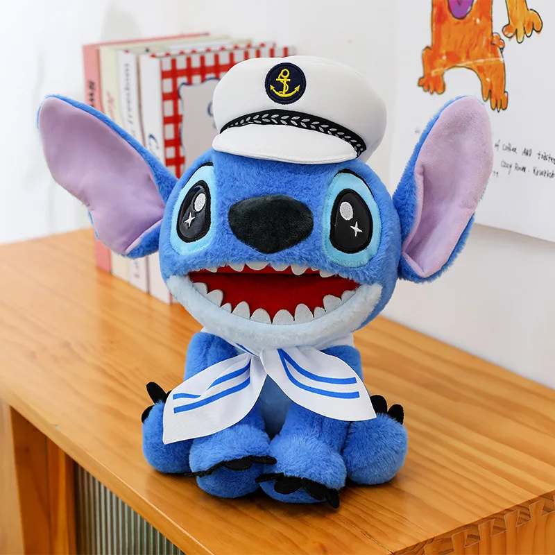 

Star Baby 30 см плюшевая кукла игрушка Disney Mengqu Navy Stitch Sailor Doll офисное исследование сопровождающая подушка украшения подарок на день рождения для мальчика
