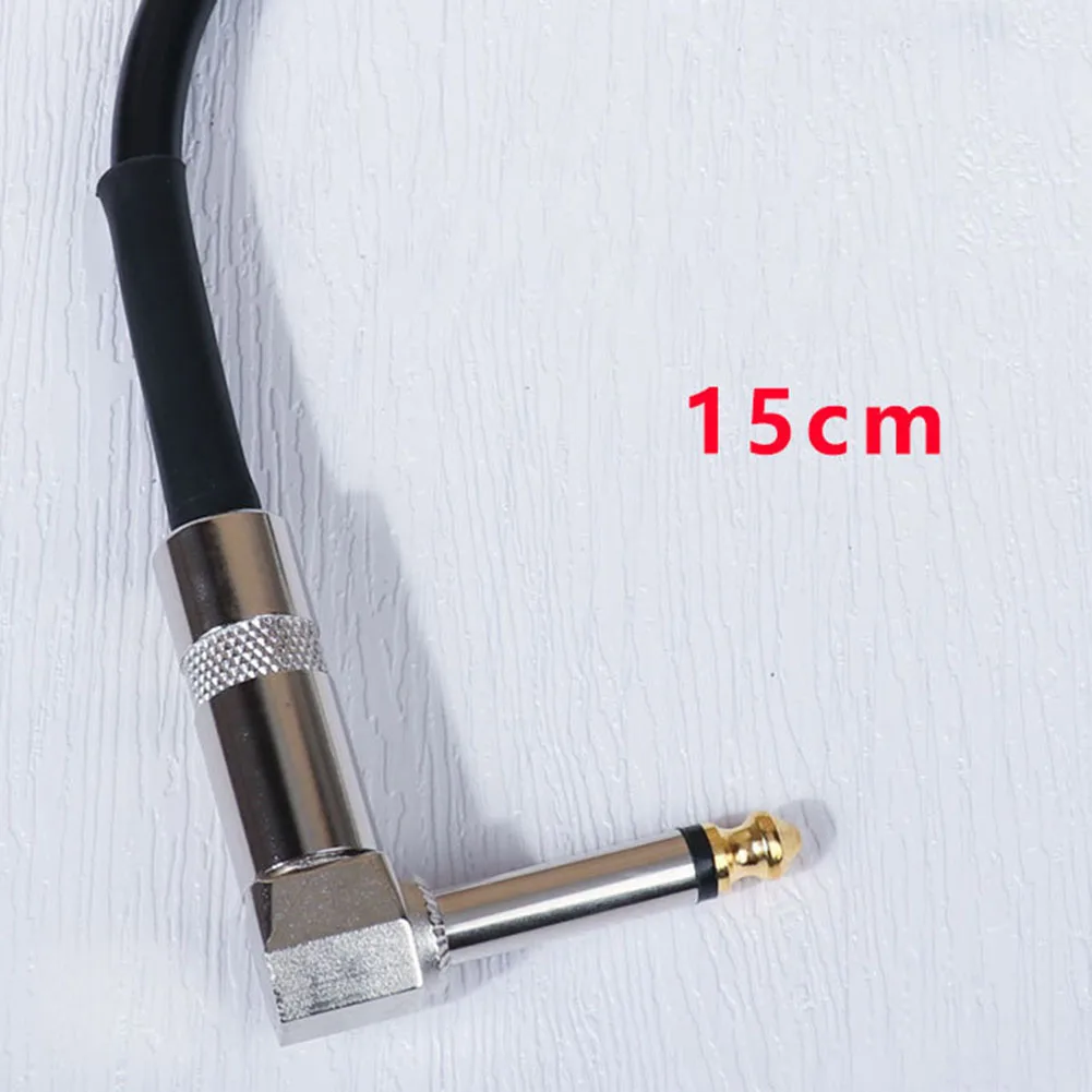 

Connection Guitar Effects Cable Effects Muti Color PVC Pedal Shielded 15/30/50cm 6.35 Mm Plug Cable Connection Connector Guitar