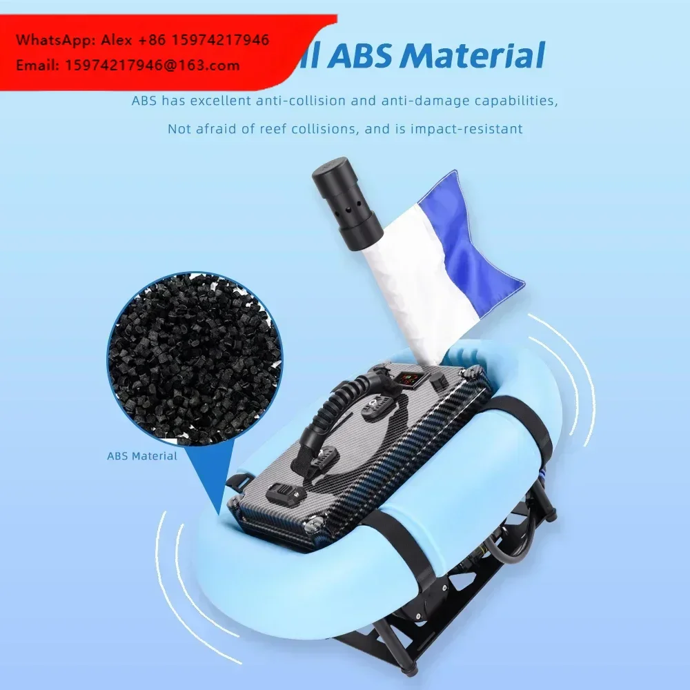 SD-330 Portable Rechargeable Scuba Diving Snorkel Hookah Device 14m Underwater Waterproof Breathing System Outdoor Recreational