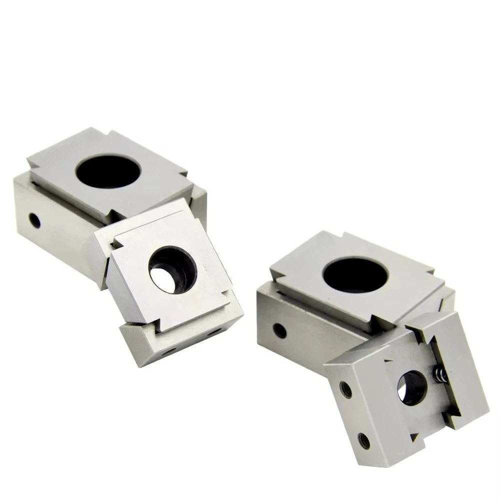 Precision Modular Vise with Smooth Jaws New Design Pneumatic Drive CNC Machine Wedge Clamping Element