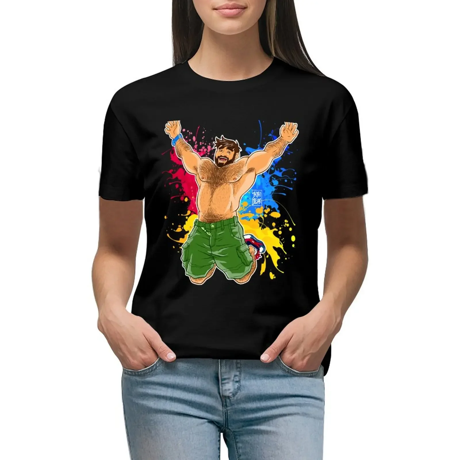 

ADAM LIKES SUMMER T-Shirt customizeds Short sleeve tee summer top Women's summer blouses 2024