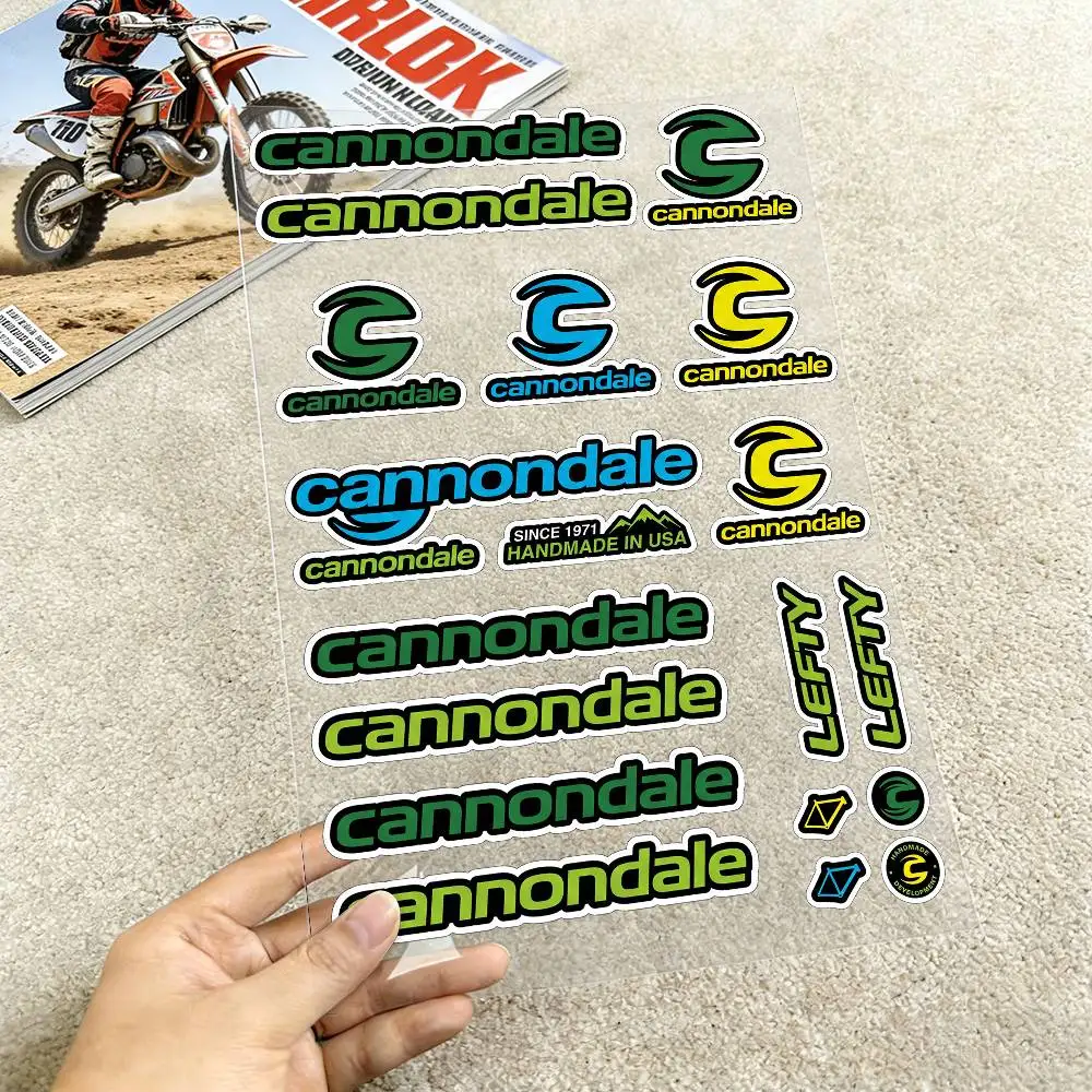 

Водонепроницаемые светоотражающие наклейки для мотоциклов Cannondale, легко снимаемые, для мотоциклов и автомобилей