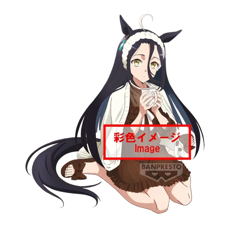 12 سنتيمتر اليابان بانداي الأصلي أنيمي نموذج جائزة الشكل الاسترخاء الوقت Umamusume جميلة ديربي مانهاتن مقهى هدية الكريسماس لعبة للأطفال #4