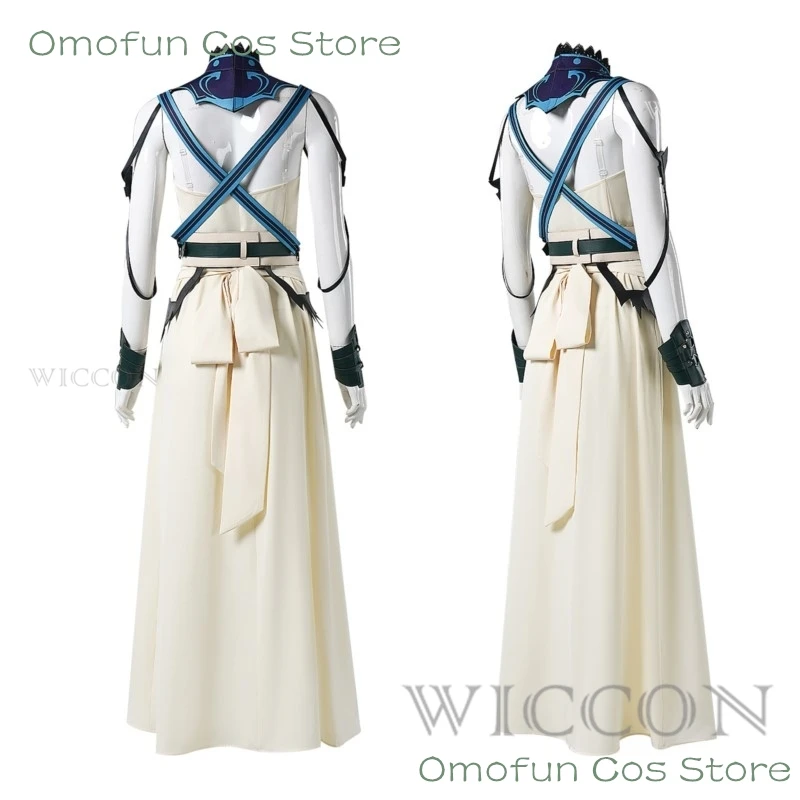 

FF7 Rebirth Aerith Cosplay Cloth Gold Saucer Loveless Anime Game Final Fantasy Ⅶ Fantasia Costume Disguise Women Outfits