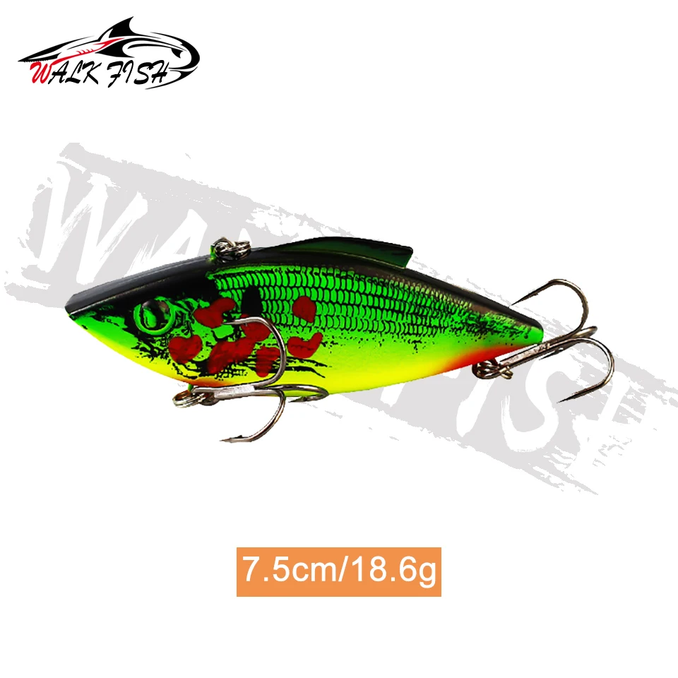 SPAZIERGANG FISCH 1Pcs 11,4g 18,6g Sinking VIB Köder Crankbait Angeln Jig Vibration Hecht Angeln Pesca Künstliche Köder kunststoff Harten Köder – Detail 17