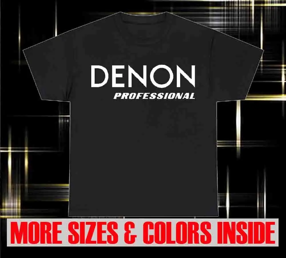 New Denon Amplifiers Performance Logo T-Shirt American funny Size S-5XL