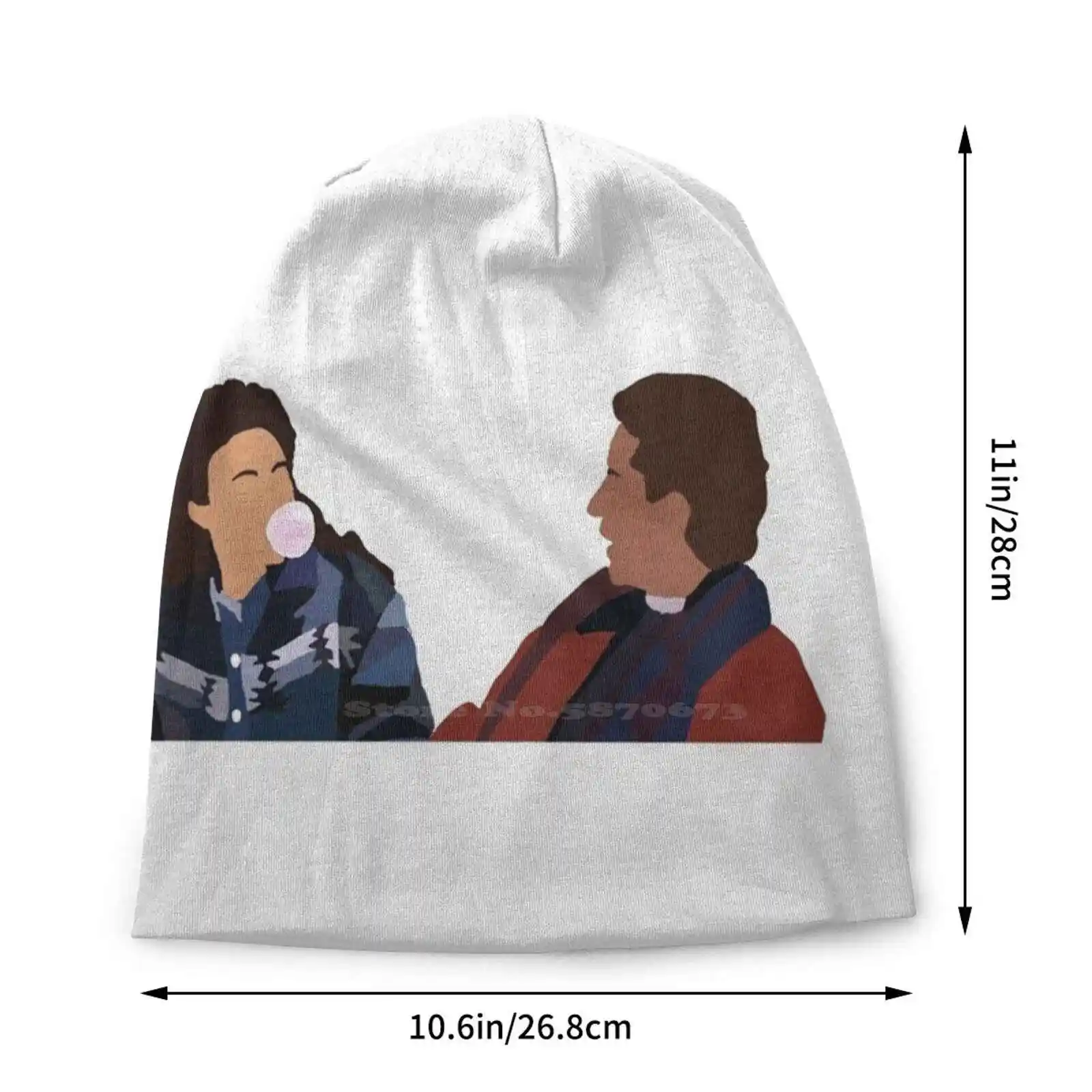 Jerry & Elaine Knitted Hat Warm Beanie Outdoor Caps Sitcom Jerry Seinfeld Elaine Benes