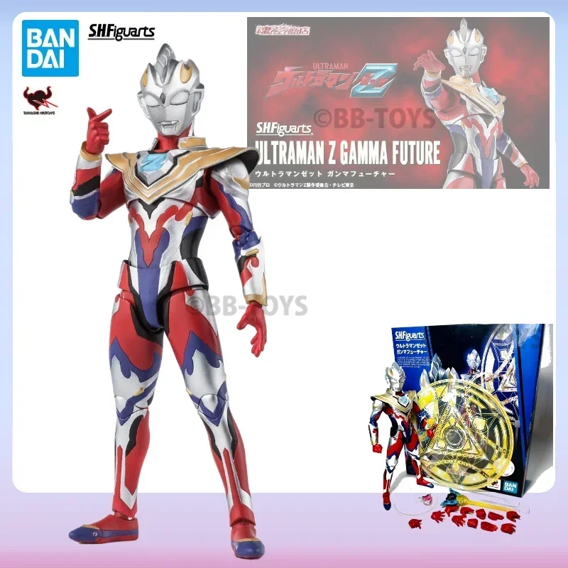 

In Stock Bandai S.H.Figuarts Ultraman Series SHF Z Gamma Future Movable Anime Action Figure Toys Collectible Original Finished