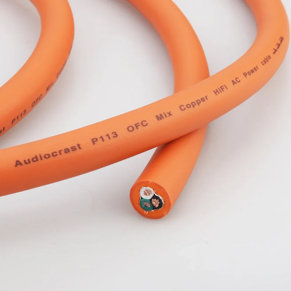Audiocrast P113 6N OFC HIFI Hi-End аудио усилитель мощности кабель питания Signature Edition HiFi предусилитель провод питания
