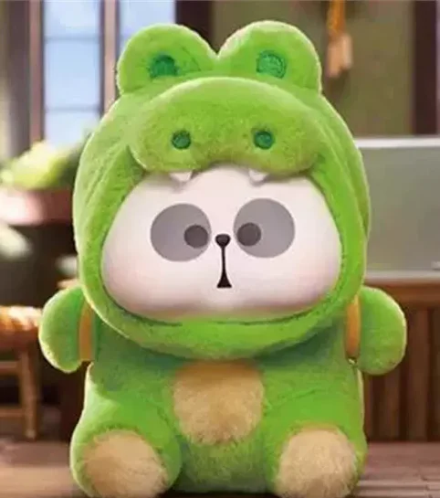 Genuine Mr.Pa Animal Company Limited Series Blind Box Cute Vinyl Plush Pendant Doll Panda Figurine Mystery Box Toys Kids Gifts