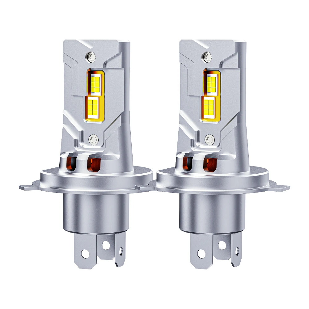 2x MINI H4 LED Bulb 9005 HB3 9006 HB4 H1 H3 H7 H11 H8 H9 H16 9012 Headlight Kit Wireless 16000LM 6500K CSP Car Fog Lights DC12V