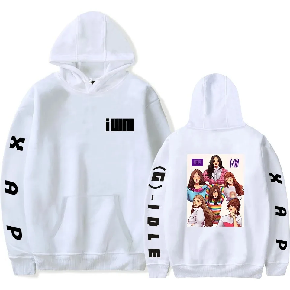 

K-pop GIDLE Hoodies for Men and Women, Long Sleeve Sweatshirt, Harajuku Hip Hop Streetwear, Popular Clothing, G-DLE, Autumn