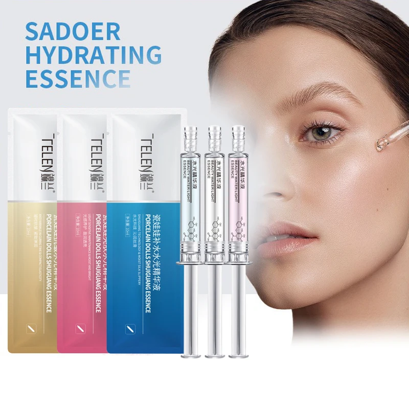 Suero con aguja de ácido hialurónico, hidratante Facial, antienvejecimiento, esencia iluminadora, tratamiento de arrugas, cuidado de la piel, ringiovanimento, ampolla Facial, 5 uds.